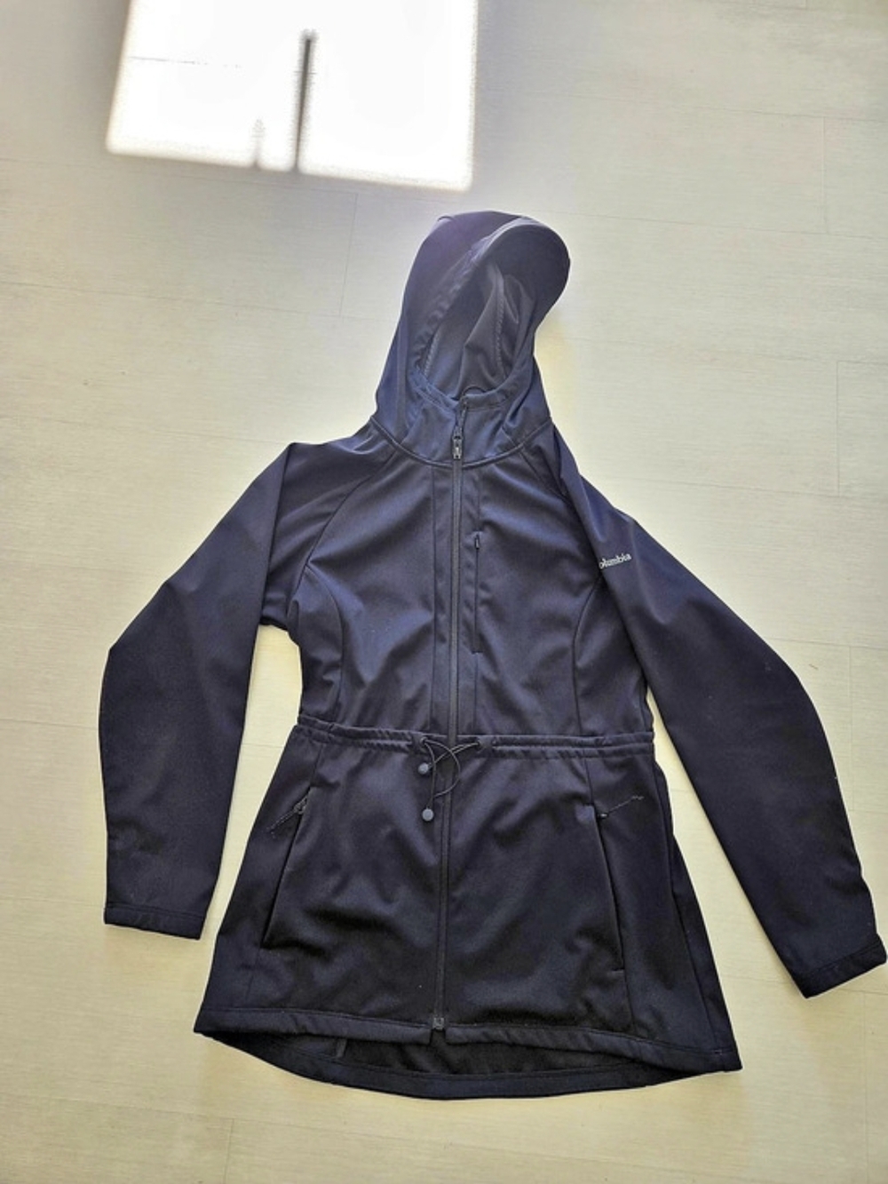 Columbia Flora Park II Softshell Jacket Black Women’s Small NWOT
